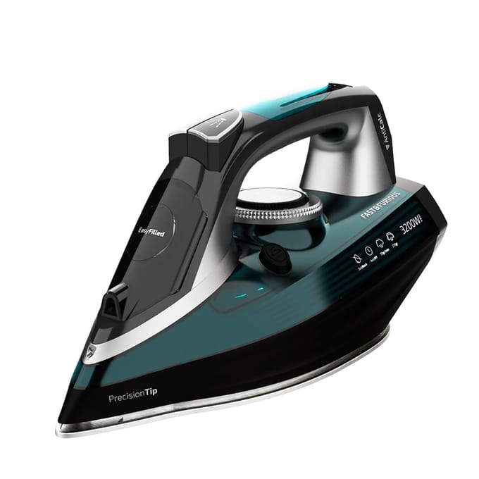 Fer a repasser - CECOTEC - Fast&Furious5060 Ultra - 3200 W - Anti calcaire - 270 g/min - Noir / Bleu