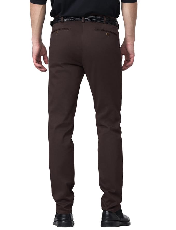 Meyer katoenen broek bruin