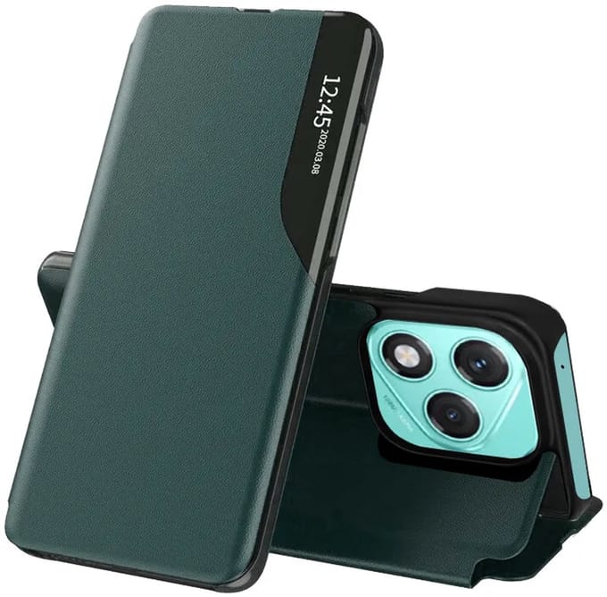 Hoesje geschikt voor HONOR 400 Lite - Techsuit eFold Book Case - Donkergroen