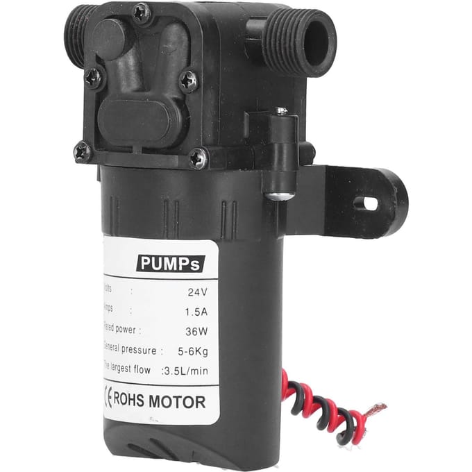 12 inch Interface Pomp DC24V Membraanpomp 36W Zelfaanzuigende Pomp Waterpomp