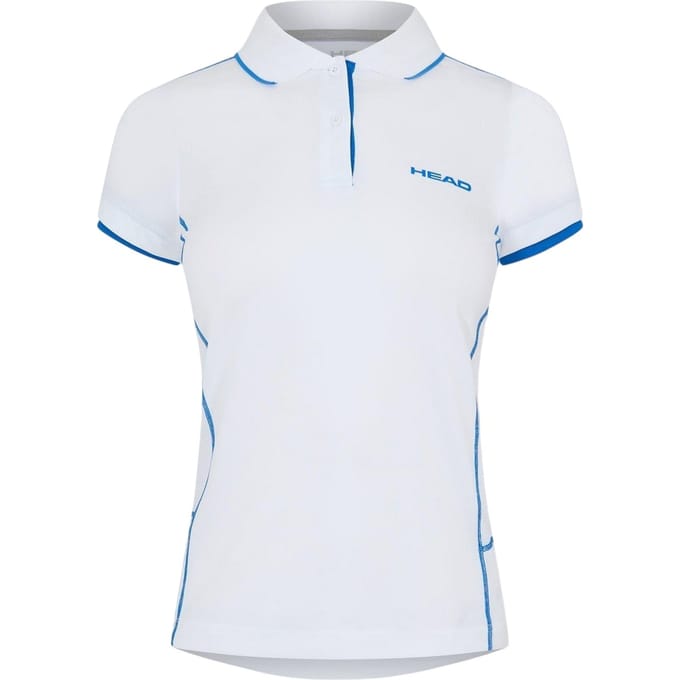 Head Dames/Dames Club Italy Contrast Detail Poloshirt (Wit)