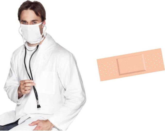 Dokter/zuster accessoires set voor volwassenen