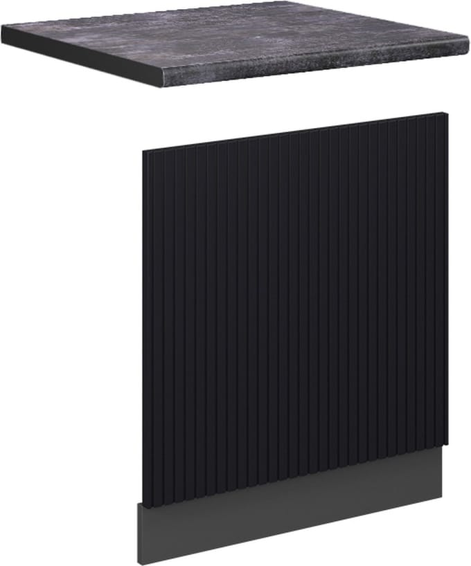 Vicco Fame-Line Frontpaneel – 60 cm, WB Antraciet Zwart gestreept