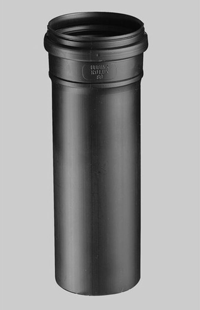 Ubbink Rolux pp verloop stuk 80 mm met mof plus ring a50cm