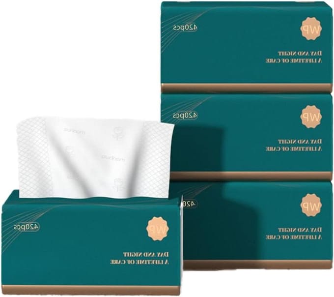 Gezichtsweefsels - Zachte tissues - Dagelijks gebruik - Inheemse houtpulp - 2520 vellen - Wit