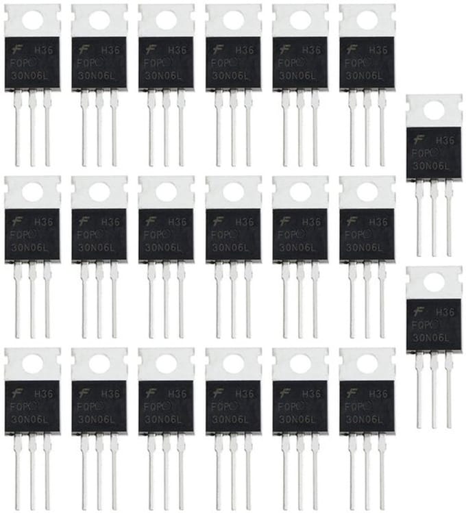 Vt Goods - N-Kanaal Transistor - 20 stuks - To-220 - 30A 60V