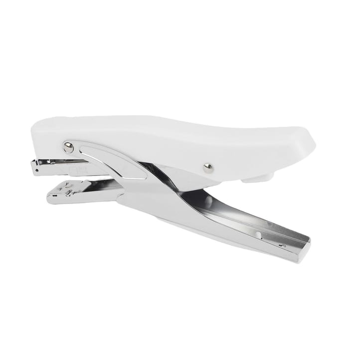 Tangnietmachine 20 vel capaciteit arbeidsbesparend lichtgewicht draagbare handheld nietmachine voor fabriek white
