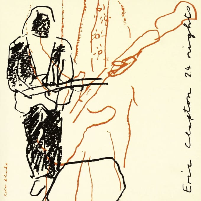 CD ERIC CLAPTON  24 Nights 9264202 Reprise 1991 US Rock Gebruikt black