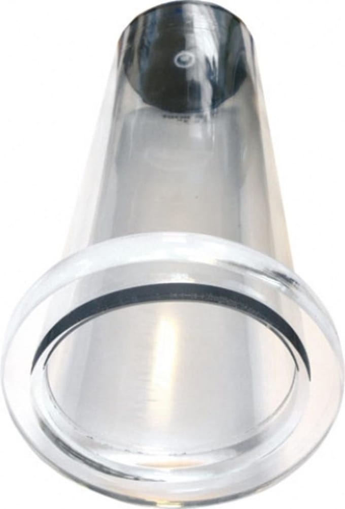 La pump elliptische peniscilinder 4,5 x 23 cm