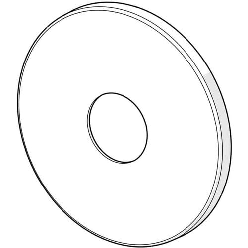 Hansa replacement rosette shower complete 59914310