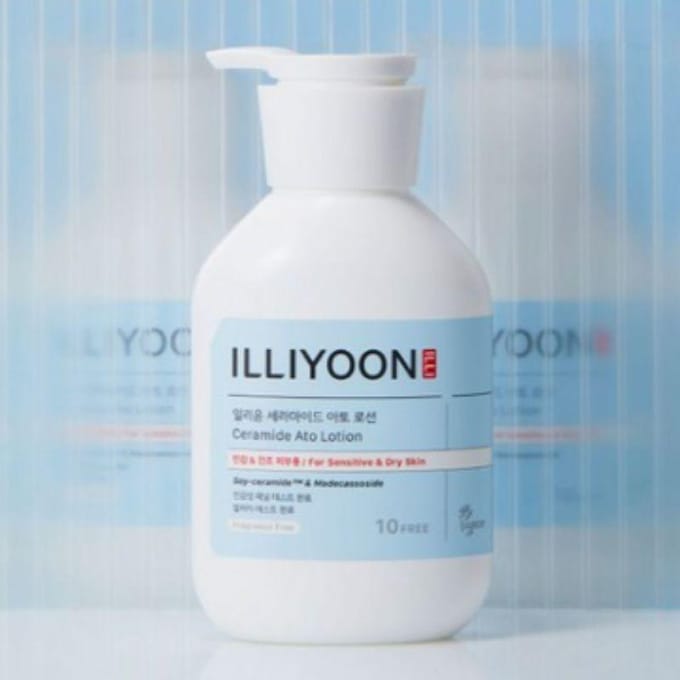 ILLIYOON Ceramide Ato Lotion Geurloos 350ml 350ml white