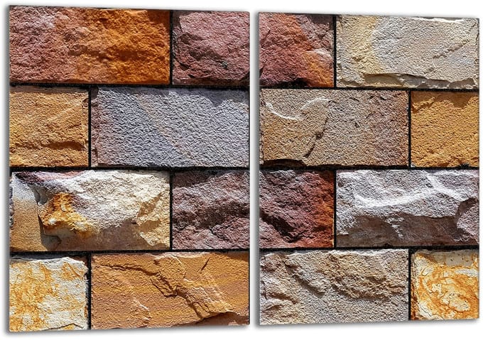 TMK ArtDeko Cegła - Snijplank - 40x52 cm - Veiligheidsglas