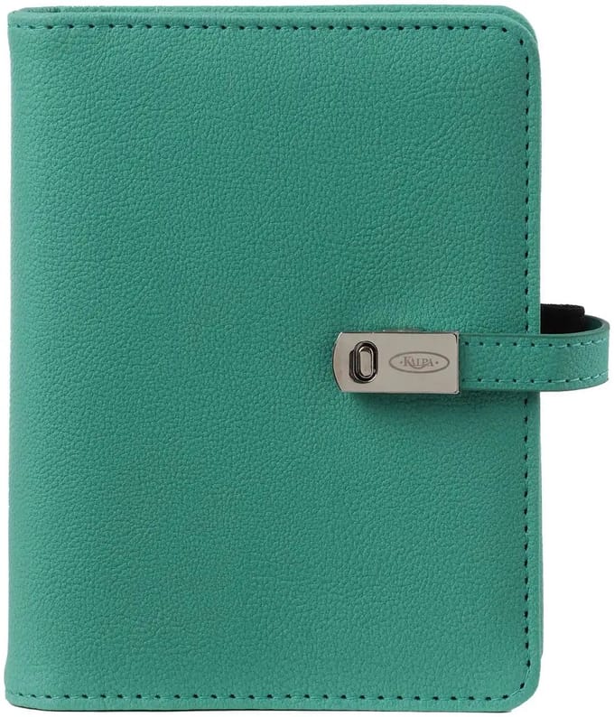 1311-18 Pocket Ring Agendaplanner Mintgroen 1 week per 2 paginas 2026-2027-2028