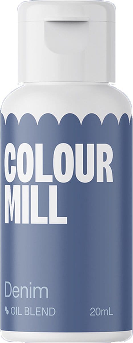 Colour Mill Oil Blend Voedingskleurstof op Oliebasis - Denim - 20 ml