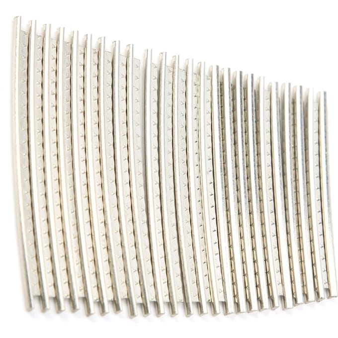 24 stuks Gitaar Fret Draad Set cupronickel voor Fender Gibson Vervangingsaccessoires 2,7 mm beige