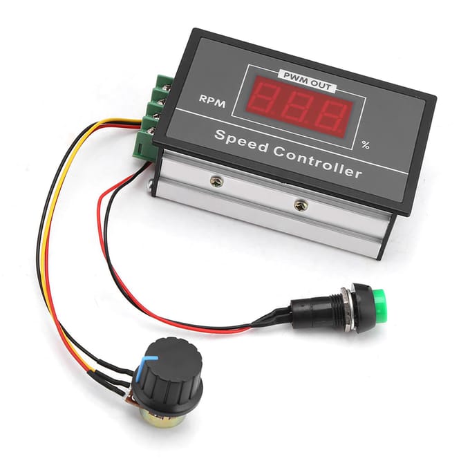 DC 6‑60V 12V 24V 36V 48V 30A PWM DC Motor Snelheidsregelaar Start Stop Schakelaar