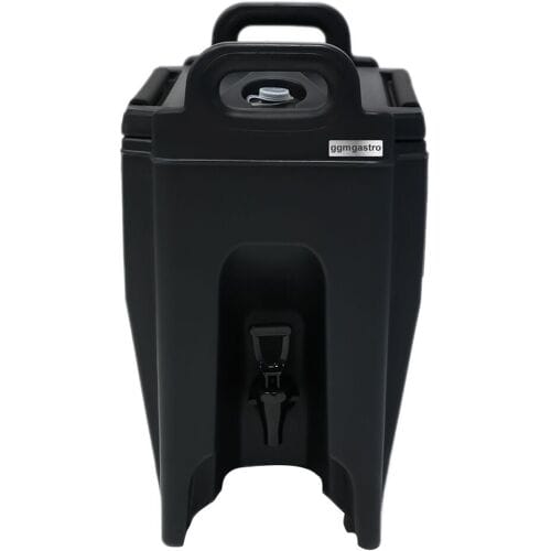 GGM Gastro Thermo Getränkebehälter mit Hahn - 10 Liter - schwarz