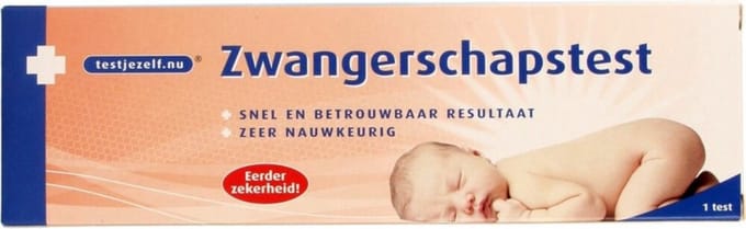 Testjezelf.nu -  Midstream Zwangerschapstest - 1 stuk - Zwangerschapstest