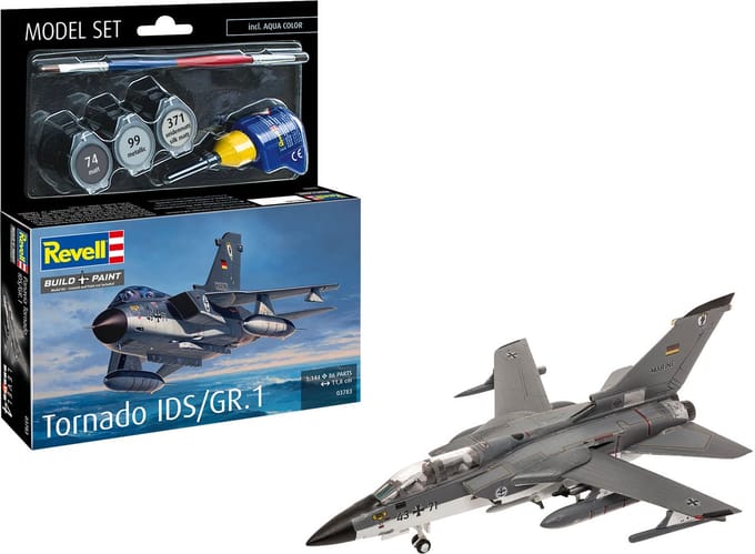 Revell Modelbouwpakket Militaire voertuigen - 63783 Panavia Tornado IDS/GR.1 - Straaljager - Model Set Plastic - 1:144 - Modelbouw