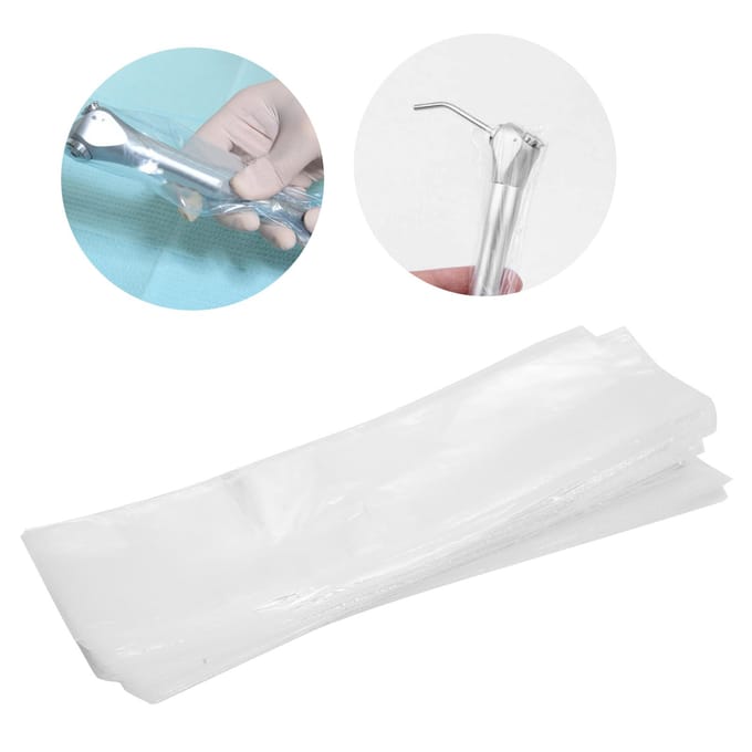 Boîte de 500 pièces Manchon de protection jetable pour couverture de protection dentaire Couverture pour outils dentaires white