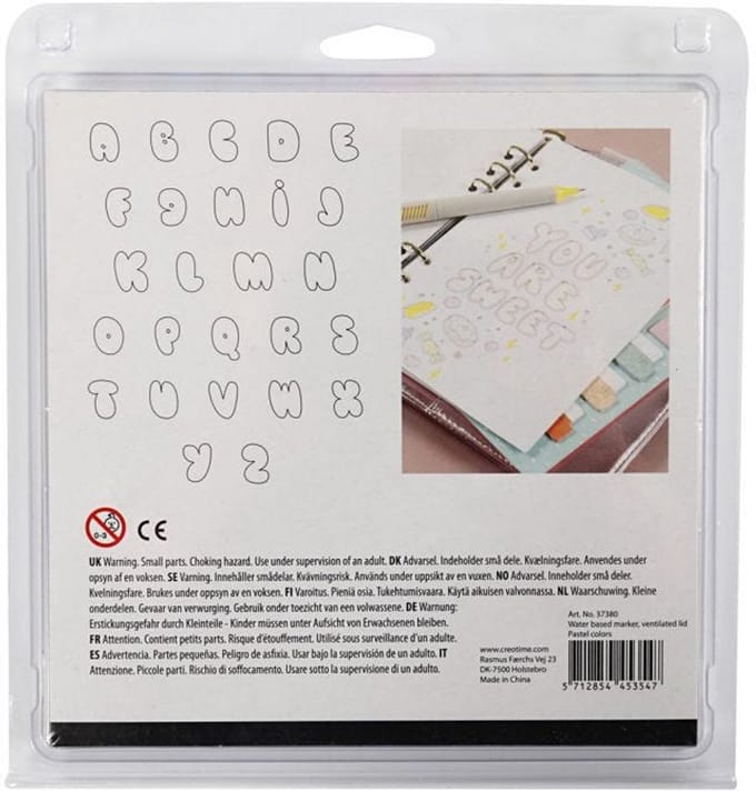 Creativ Company Sketch Double Markers Pastel Colours 12 pcs