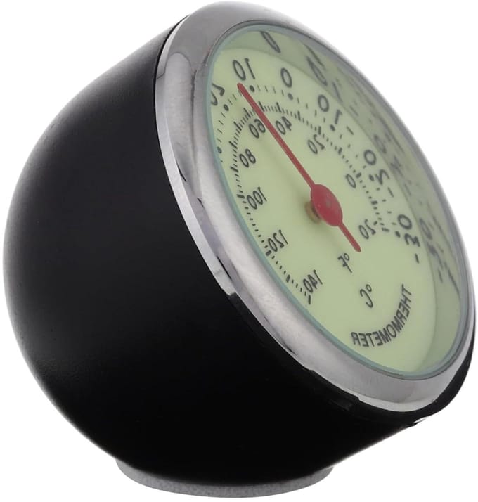 Auto Thermometer - Temperatuurmeter Auto - Comfortabel Rijden - Binnen Buiten Meting - 4 cm - Multi