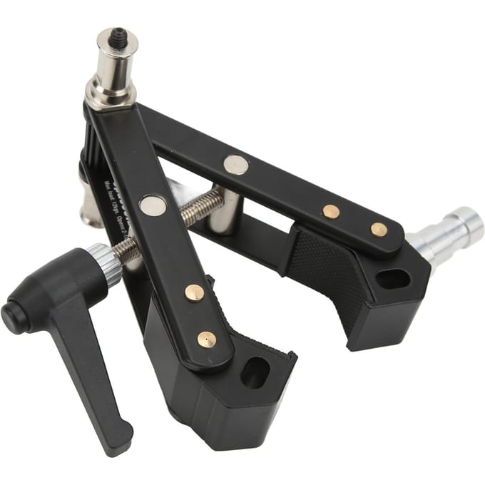 Fotografie Super Klem Videolicht Heavy Duty Adapter Houder Buisklem voor Studio Vlog Live black