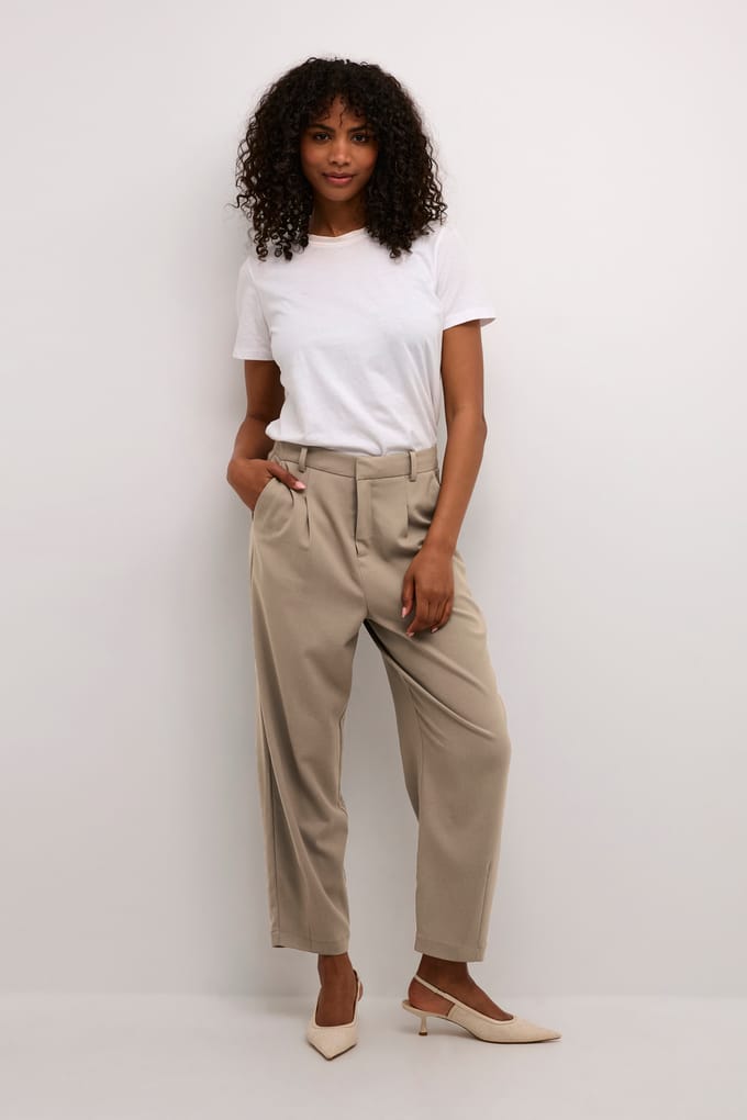 Pants Suiting Regular fit Brindle brown