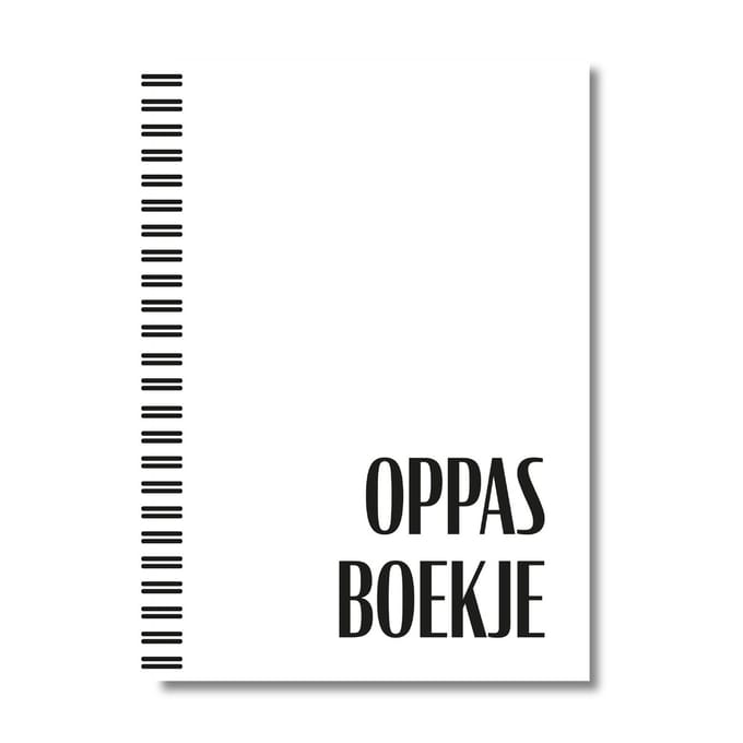 less is MOORE | Oppasboekje - Opvangboekje | A5-formaat