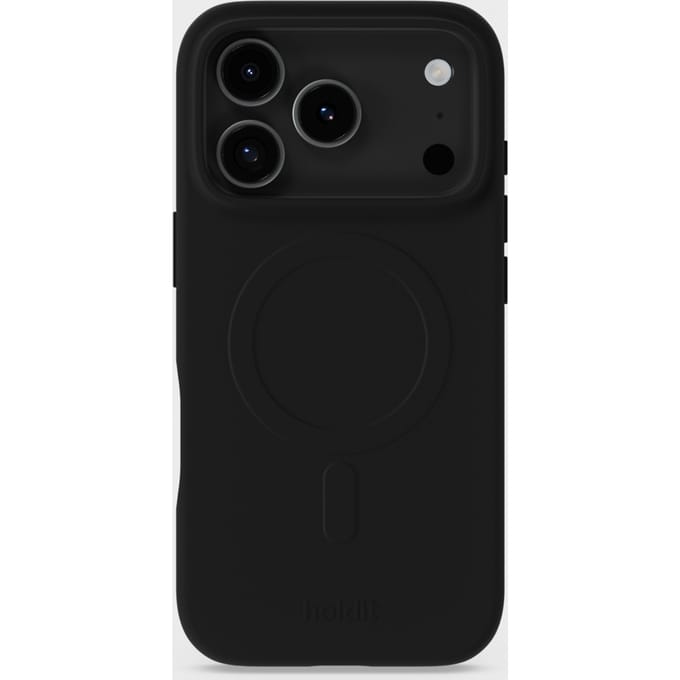 Holdit Soft geschikt voor MagSafe Case geschikt voor iPhone 17 Pro Max - Zwart