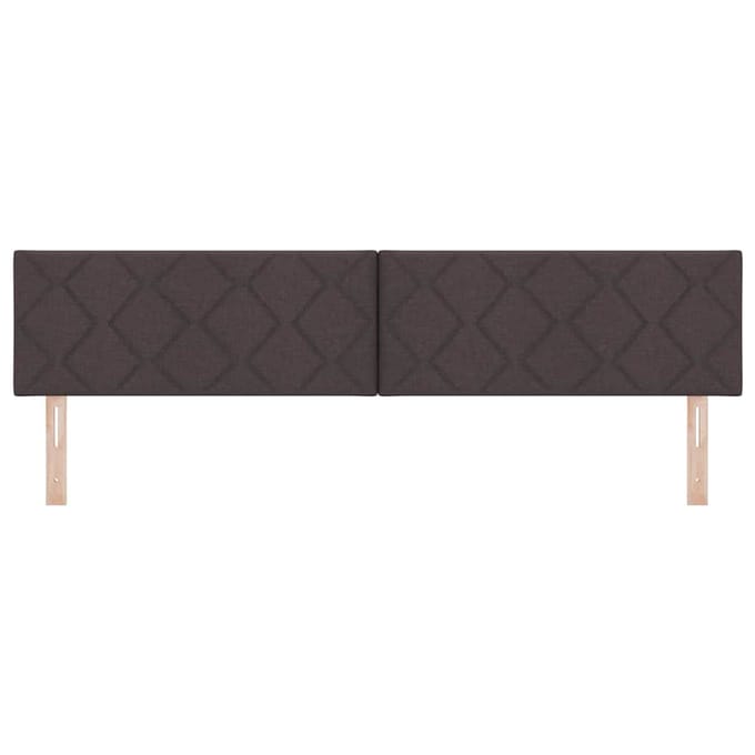vidaXL Hoofdbord Donkerbruin 200 cm Stof