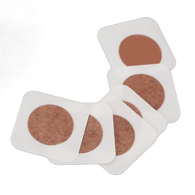 30 Stuks Reisziekte Pleister Plantenextracten Snelle Absorptie 72U Effect Anti Misselijkheid Pleister voor Reizen white