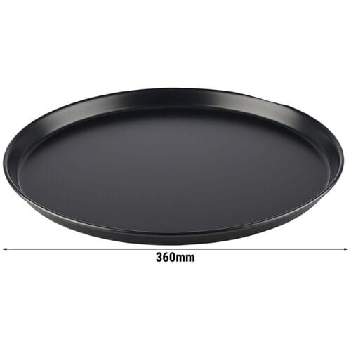 GGM Gastro (10 Stück) Pizzablech - Blaublech - Ø 360mm - Höhe: 25mm