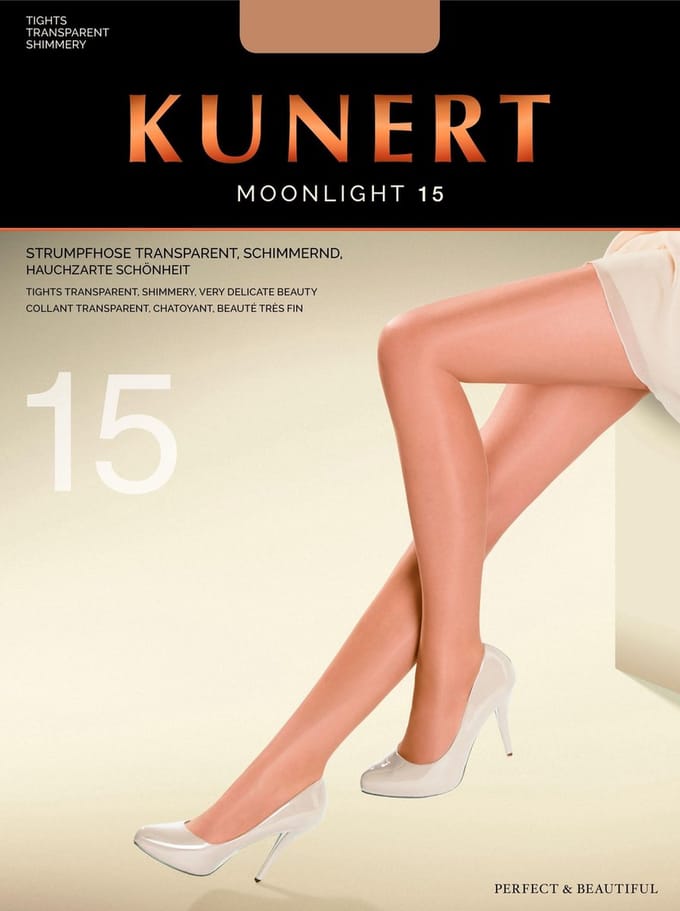 Kunert Moonlight 15 panty  Kleur: zwart  Maat: 36-38