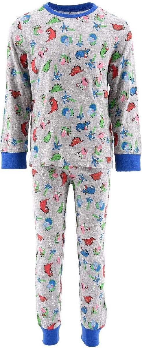 Peppa Georgers Pyjamaset Grijs Katoen Maat 98