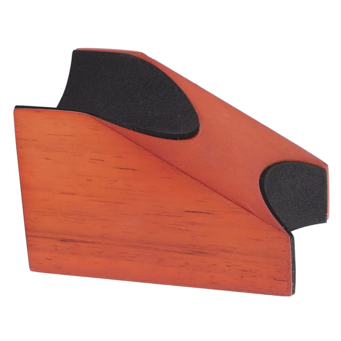 Gitaarhalssteun Massief Hout Stabiele Ondersteuning Draagbare Gitaar Ukulele Halssteun Kussen black