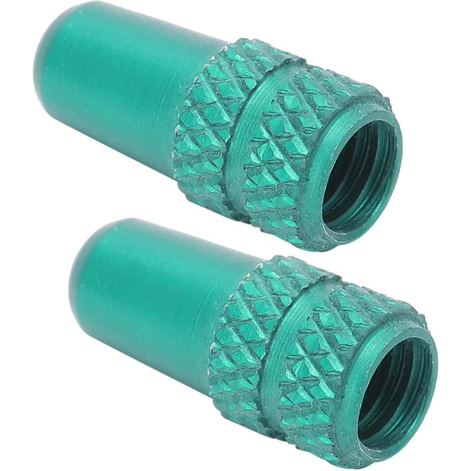 2 stuks Presta Ventieldoppen Aluminiumlegering Presta Fietsventiel Stofkappen FietsbanddoppenGroen blue