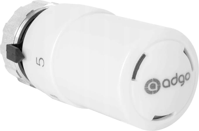Radiatorconnect Thermostaatknop Adgo Wit M30 x 1.5