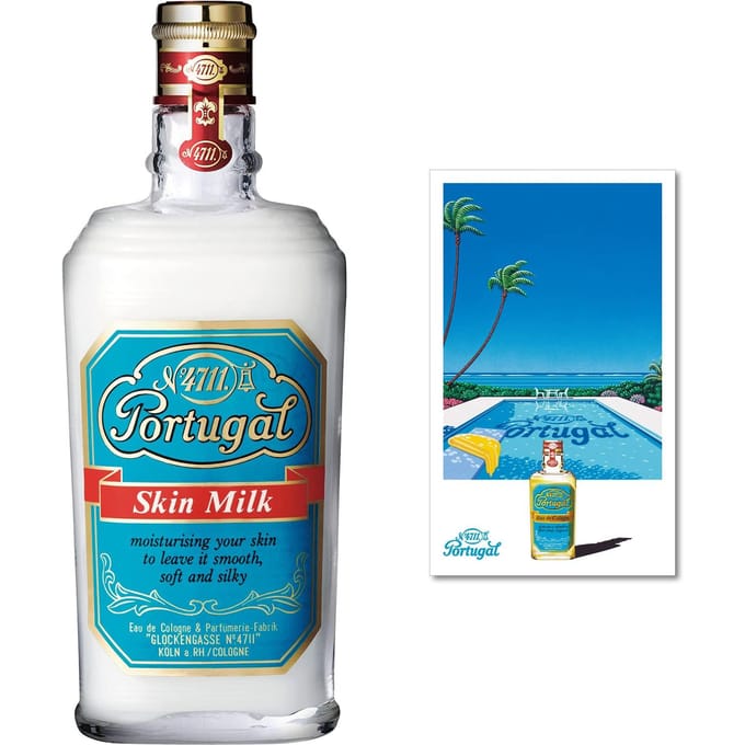4711 Portugal Huidmelk 150ml met sticker blue