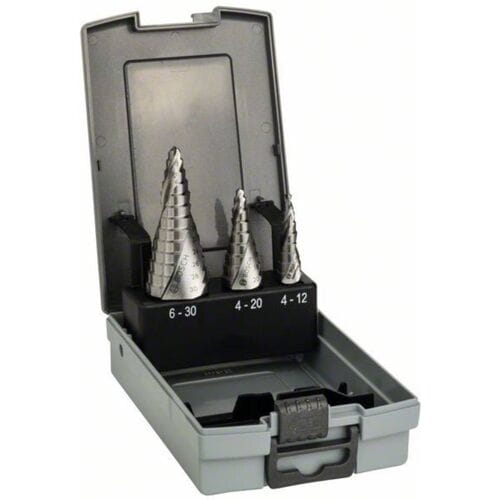 Bosch Accessories 2608587426 HSS Getrapteboorset 3-delig 3 vlakken schacht 1 set(s)