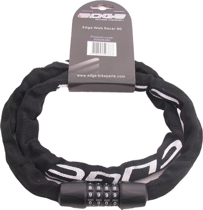 Kettingslot met code Edge Trace Code 90cm - zwart