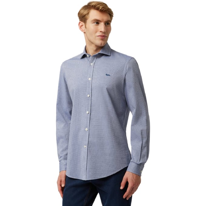 Harmont & Blaine blauwe shirts