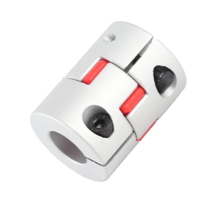 Accouplement Flexible d'Arbre Araignée OD30mm X L40mm Connecteur d'Accouplement pour Moteur Pas à Pas CNC white