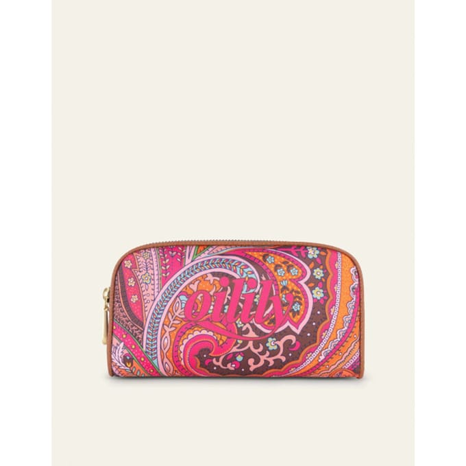 Oilily Zaza - Portemonnee - Dames - Ritssluiting - Bruin - One size