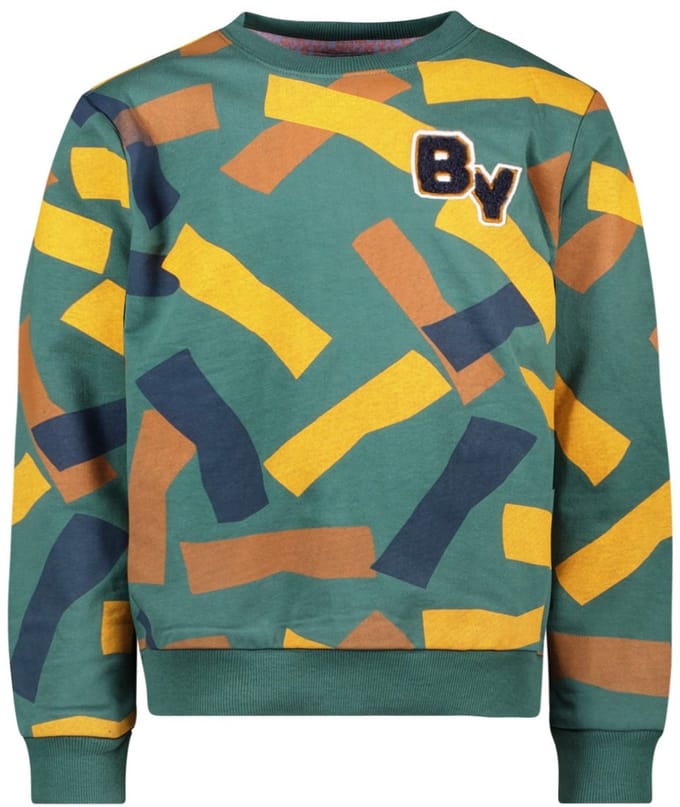 B.Nosy - Scott Sweater Print Groen