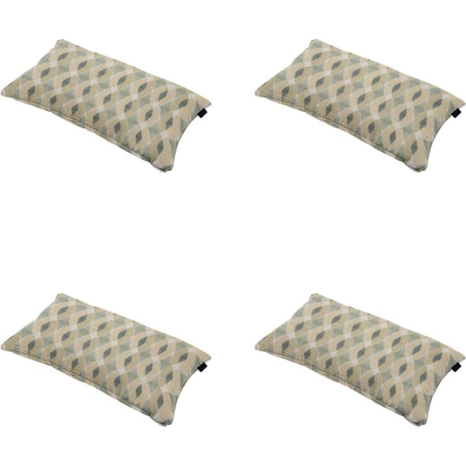 Madison - Sierkussen Rae - Groen - 30x50x10cm - Set van 4
