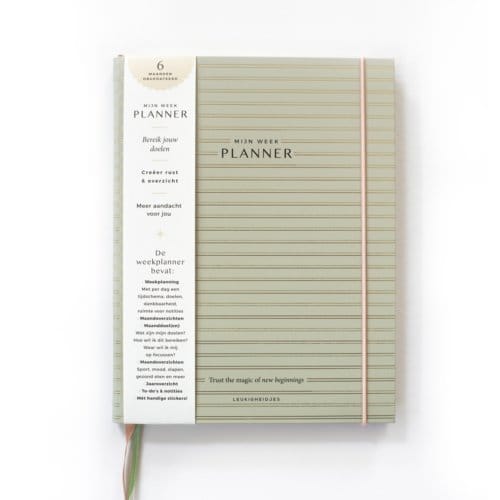Mijn Week Planner - Leukigheidjes - Groen