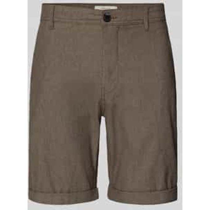 slim fit chinobermuda van katoenmix model 'LUTON'