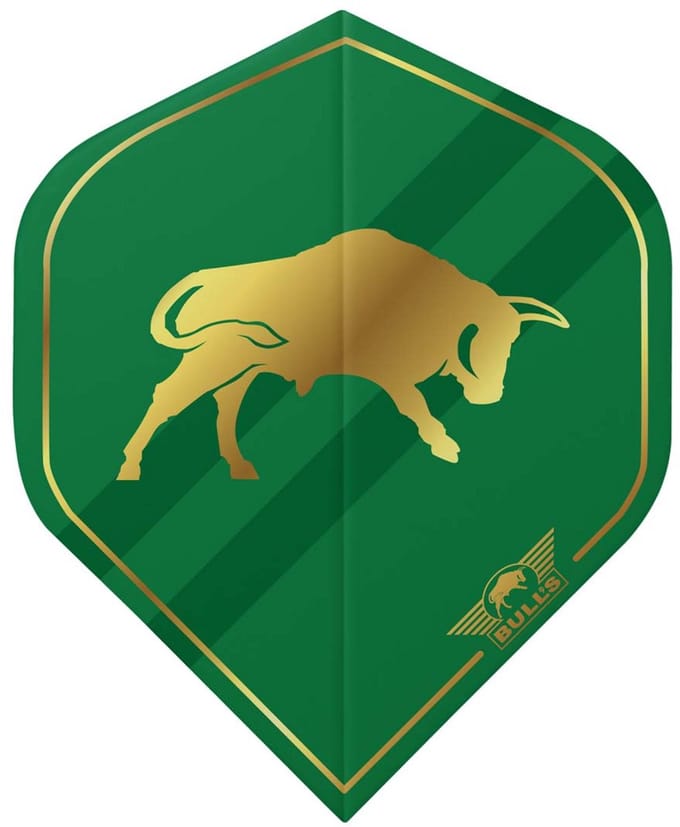 Bulls Retro Dartflights - Groen