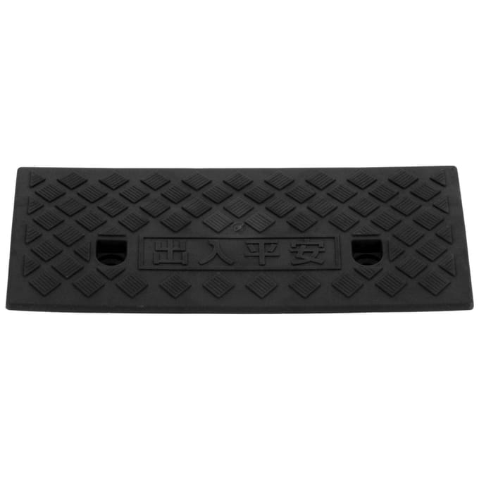 5cm Dikte Plastic Drempelhelling Draagbare Drempelhelling voor Auto Voertuig Oprit Laadperron black